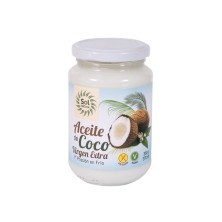 Aceite de coco virgen extra bio 370 ml Sol Natural