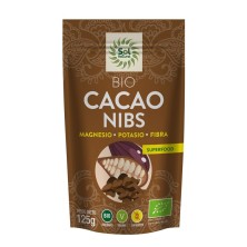 Cacao nibs crudo raw bio 125g Sol Natural