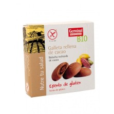 Galletas rellenas de crema de cacao bio sin gluten 200 g Germinal