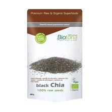 Black chia seed/Semillas de Chia Negra bio 400g Biotona