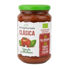 Salsa de tomate clasica con albahaca Bio 350ml Organica Italia