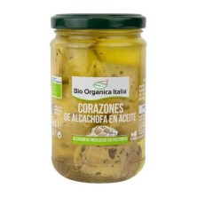 Corazones de alcachofa en aceite Bio 280g Organica Italia