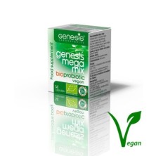 Mega Mix probiótico vegano 14 capsulas Genesis