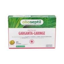 Pastillas Garganta y Laringe sabor miel y limon 24 unidades Olioseptil
