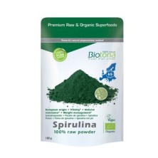 Espirulina vegano polvo superfood bio 150g Biotona