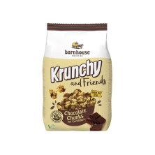 Muesli Krunchy&Friends chocolate y copos de maiz 500g Barnhouse