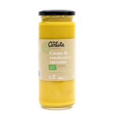 Crema de zanahoria y curcuma Bio 450g Carlota Organic