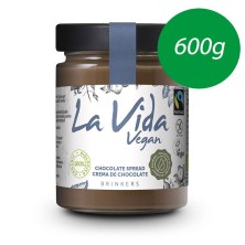 Crema de chocolate vegana Bio 600g La Vida Vegan