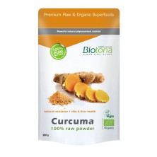Curcuma raw powder bio 200g Biotona