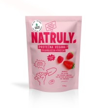 Proteina Vegana 73% Fresa y Frambuesa Bio 350g Natruly