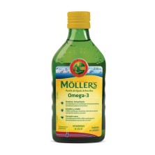 Aceite de hígado de bacalao sabor limon+vitaminas 250ml Mollers