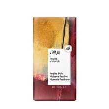 Chocolate con Praline (almendra garrapiñada) bio 100g Vivani