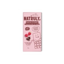 Tableta de Chocolate con frambuesa y nibs de cacao 72% 85g Natruly