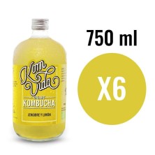 Kombucha Jengibre y Limon (Gingervida) Bio 6x750ml Komvida