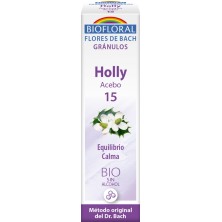 FLORES DE BACH 15 Holly - Acebo FLORES DE BACH BIO GRANULOS 9 grs - UNITARIO