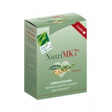 NutriMK7® Cardio. Caja con 60 cápsulas de 90µg de vit. K2, omega 3 y vit. D3