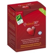 Quinol10®-50mg. 90 cap. Caja con 90 cápsulas de 50mg de Ubiquinol (en blister)